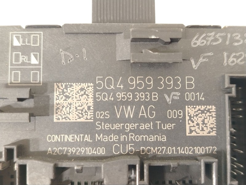 Recambio de modulo confort para seat leon (5f1) 1.6 tdi referencia OEM IAM 5Q4959393B  