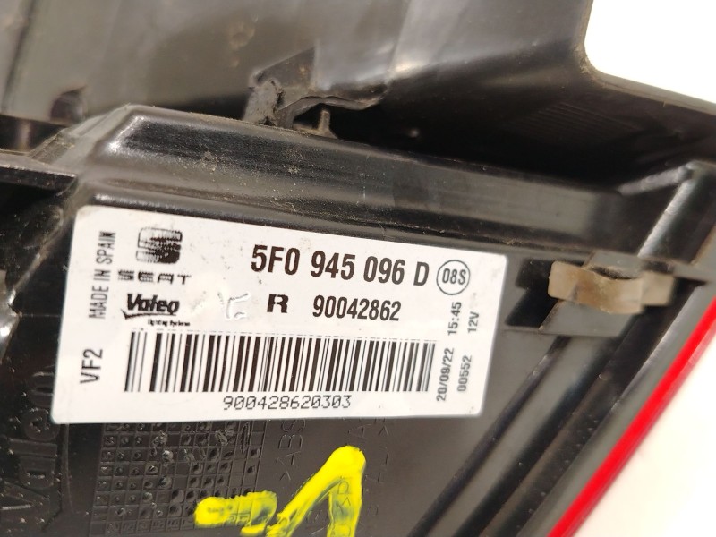 Recambio de piloto trasero derecho para seat leon (5f1) 1.6 tdi referencia OEM IAM 5F0945096D  