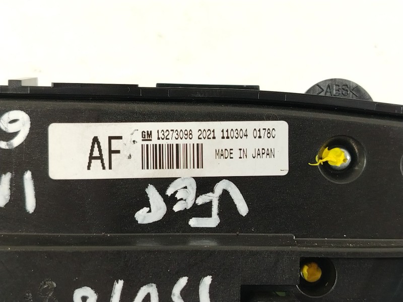 Recambio de mando climatizador para opel insignia a (g09) 2.0 cdti 4x4 (68) referencia OEM IAM 13273098  