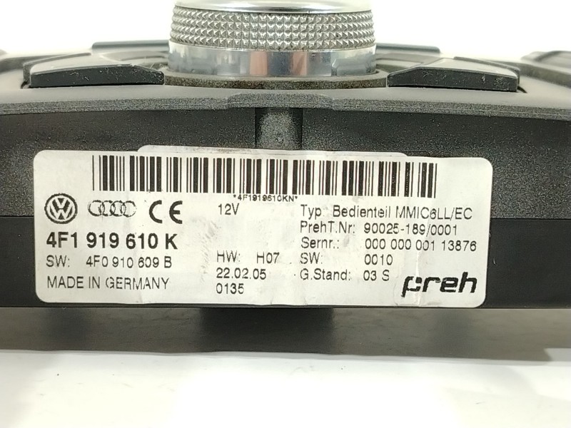 Recambio de mando multifuncion para audi a6 avant (4f5) 3.0 tdi quattro referencia OEM IAM 4F1919610K  