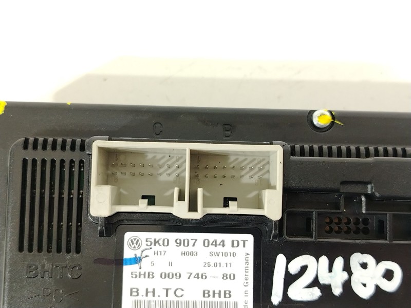 Recambio de mando climatizador para volkswagen golf vi (5k1) advance bluemotion referencia OEM IAM 5K0907044DT  