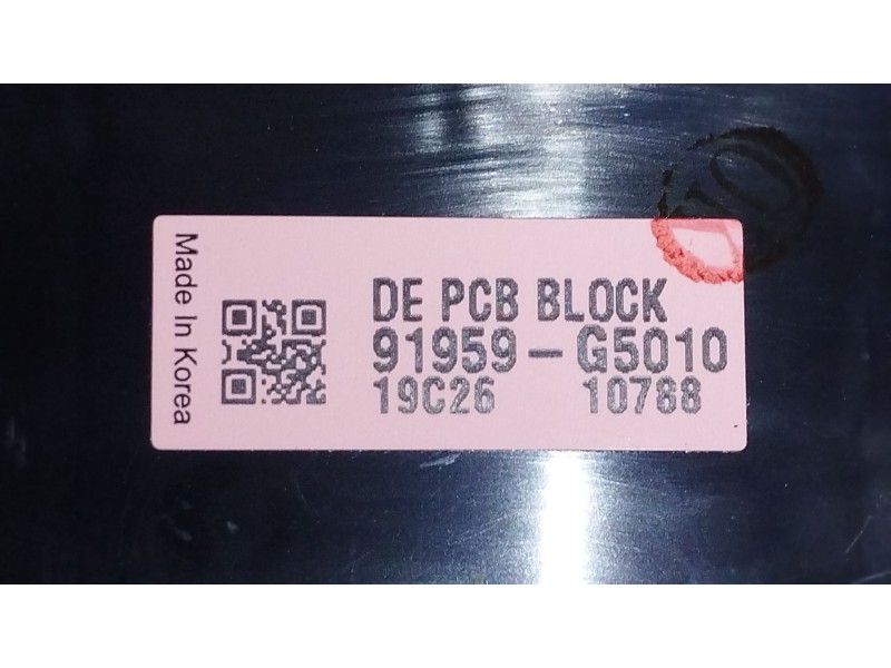 Recambio de caja reles / fusibles para kia niro i (de) 1.6 gdi hybrid referencia OEM IAM 91959G5010  