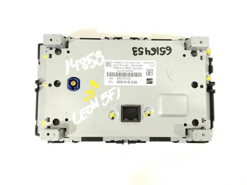 Recambio de pantalla multifuncion para seat leon (5f1) 1.6 tdi referencia OEM IAM 5F0919606  