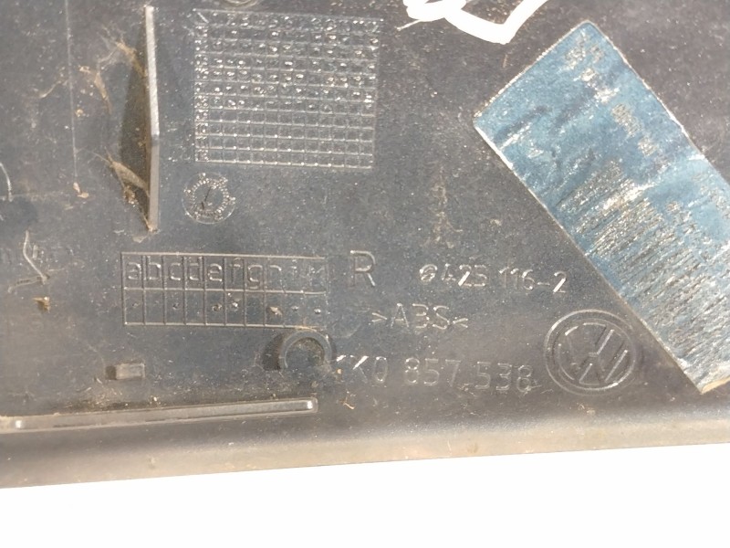 Recambio de carcasa retrovisor derecho para volkswagen golf plus (5m1) bluemotion highline referencia OEM IAM 1K0857538  