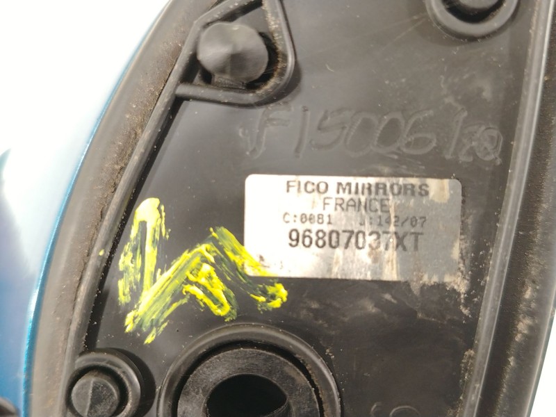 Recambio de retrovisor izquierdo para peugeot 207 cc (wd_) 1.6 hdi referencia OEM IAM 96807037XT  