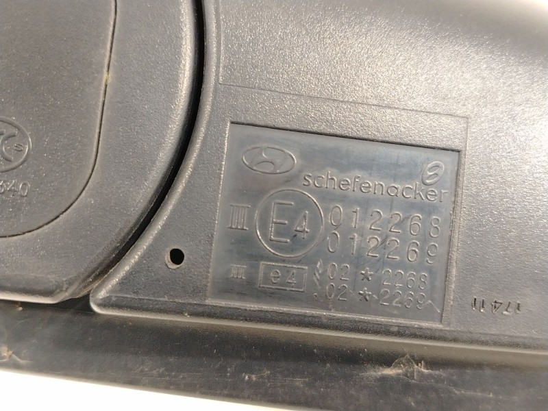 Recambio de retrovisor izquierdo para hyundai tucson (jm) 2.0 crdi comfort (4wd) referencia OEM IAM 876102E320  
