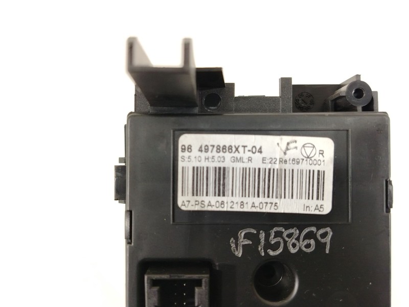 Recambio de mando climatizador para peugeot 207/207+ (wa_, wc_) 1.6 hdi referencia OEM IAM 96497866XT  