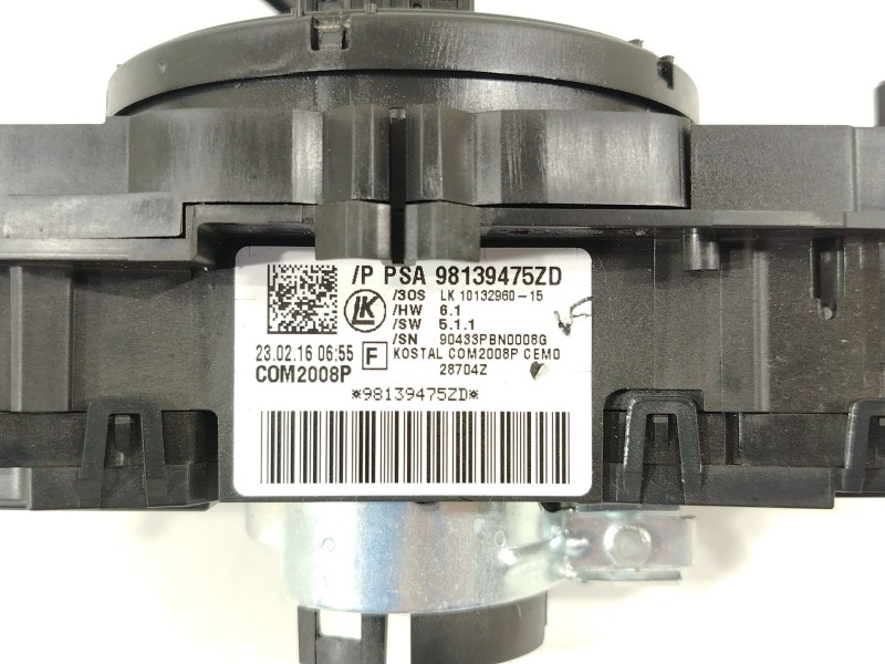 Recambio de mando luces para citroën c4 cactus 1.6 bluehdi 100 referencia OEM IAM 98139475ZD COM2008P 