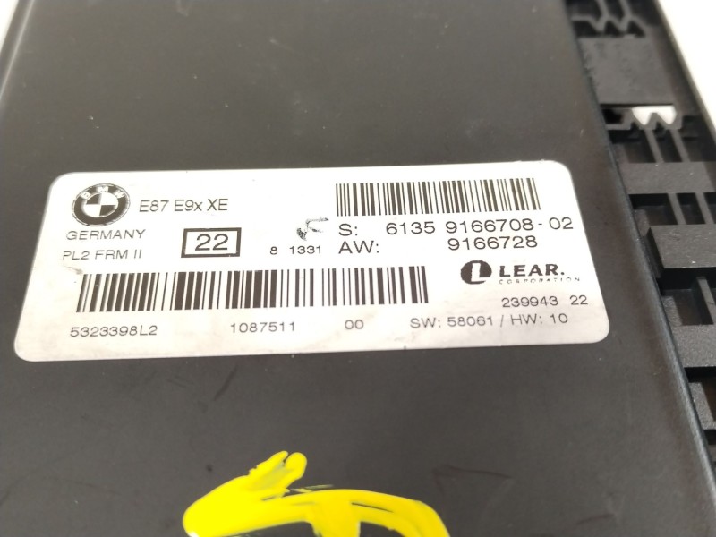Recambio de centralita luces para bmw 1 (e87) 118 d referencia OEM IAM 61359166708 61359166728 