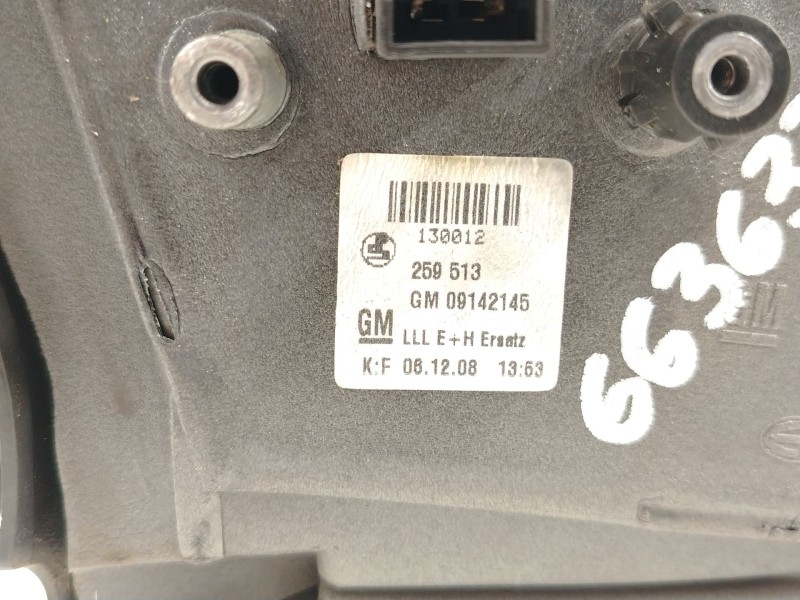 Recambio de retrovisor izquierdo para opel astra g sedán (t98) 1.8 16v (f69) referencia OEM IAM 09142145 130012 