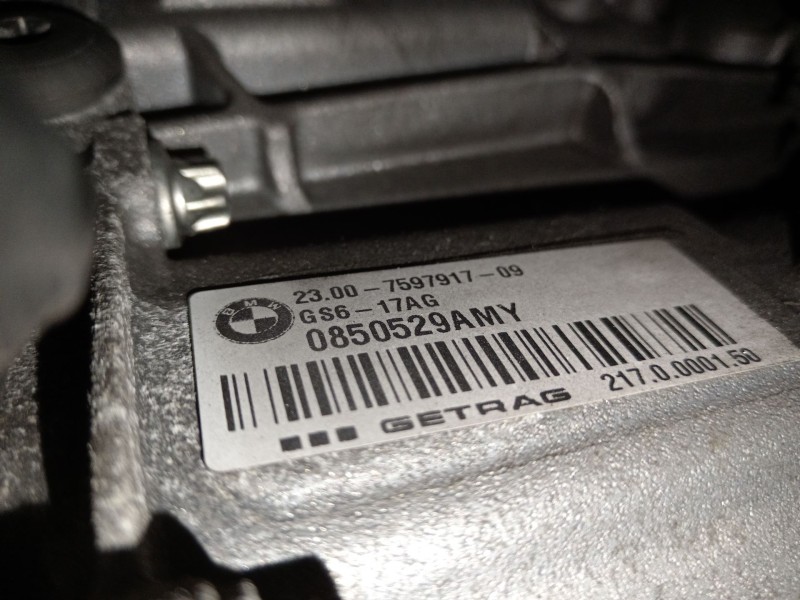 Recambio de caja cambios para bmw 1 (f21) 116 i referencia OEM IAM GS617AG 2300759791709 