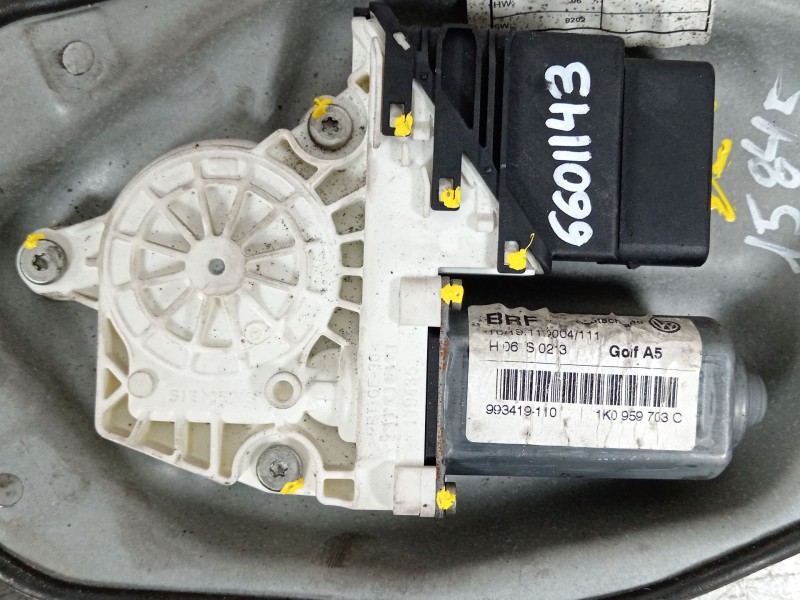 Recambio de elevalunas trasero izquierdo para volkswagen golf v (1k1) 1.9 tdi referencia OEM IAM 1K4839461A 1K0959703C 