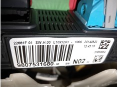 Recambio de caja reles / fusibles para citroën c4 cactus 1.6 hdi 90 referencia OEM IAM 9807531680 BSIN02 