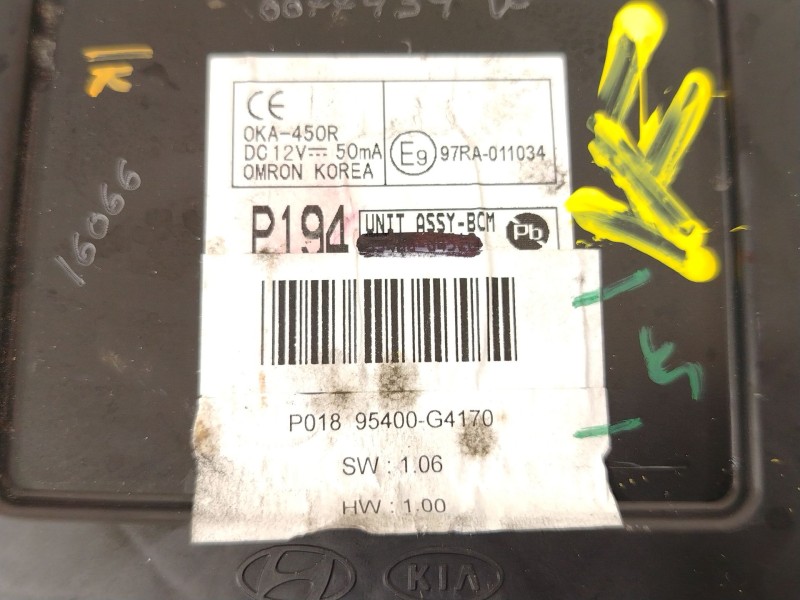 Recambio de modulo electronico para hyundai i30 (pde, pd, pden) 1.0 t-gdi referencia OEM IAM 95400G4170  