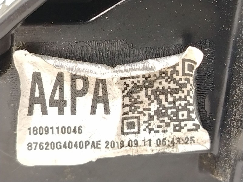 Recambio de retrovisor derecho para hyundai i30 (pde, pd, pden) 1.0 t-gdi referencia OEM IAM 87620G4040  