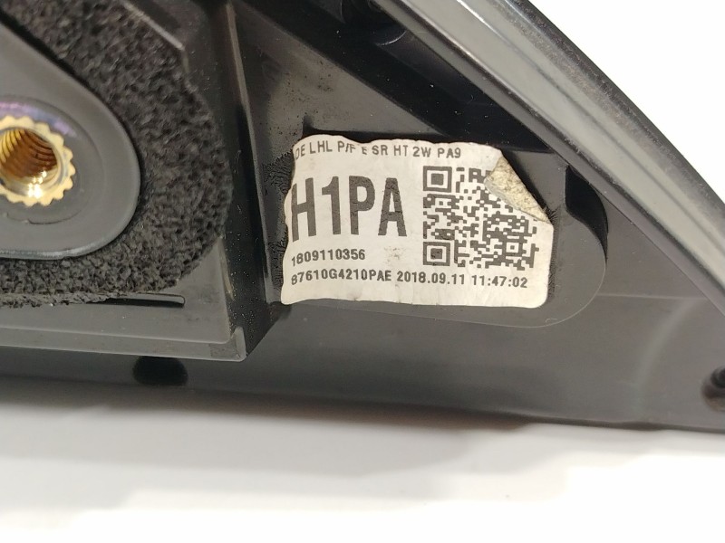 Recambio de retrovisor izquierdo para hyundai i30 (pde, pd, pden) 1.0 t-gdi referencia OEM IAM 87610G4210  