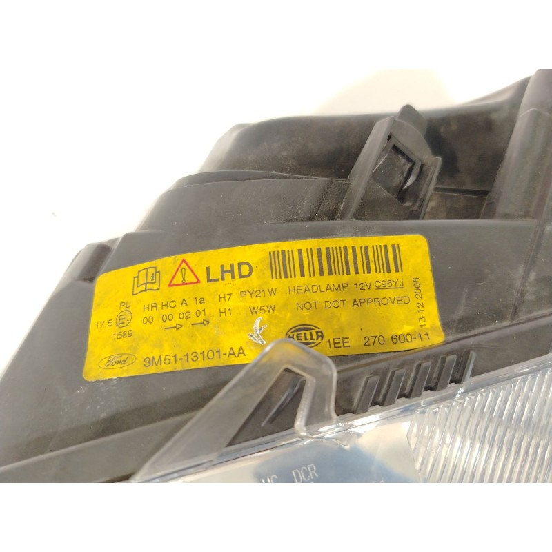 Recambio de faro izquierdo para ford focus c-max (dm2) 1.8 tdci referencia OEM IAM 3M5113101AA 1EE27060011 