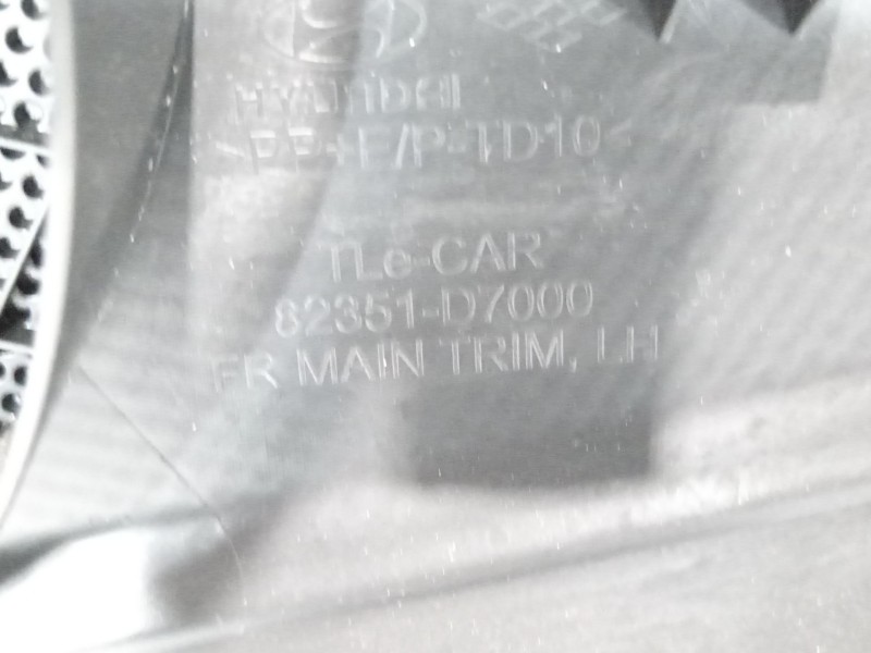 Recambio de guarnecido puerta delantera izquierda para hyundai tucson kosmo 4wd referencia OEM IAM 82351D7000  