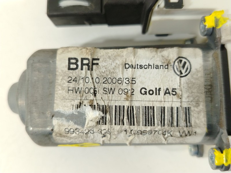Recambio de motor elevalunas trasero derecho para volkswagen golf v (1k1) 1.9 tdi referencia OEM IAM 1K0959704K  