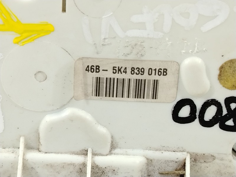 Recambio de cerradura puerta trasera derecha para volkswagen golf vi (5k1) 1.4 tsi referencia OEM IAM 5K4839016B  