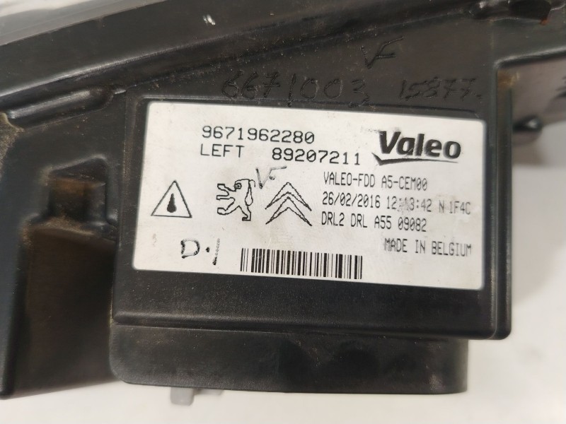 Recambio de piloto delantero izquierdo para citroën ds3 (sa_) 1.6 bluehdi 100 referencia OEM IAM 9671962280  