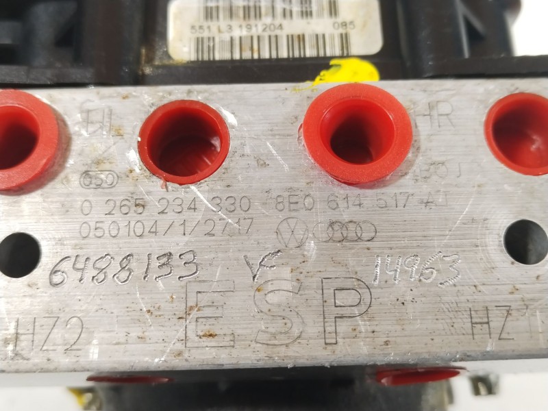 Recambio de abs para audi a4 b7 avant (8ed) 2.0 tdi referencia OEM IAM 8E0614517AT 8E0910517B 0265234330
