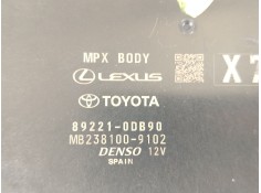 Recambio de modulo electronico para toyota yaris cross (mxp_) 1.5 hybrid a las 4 ruedas (mxpj15) referencia OEM IAM 892210DB90   2