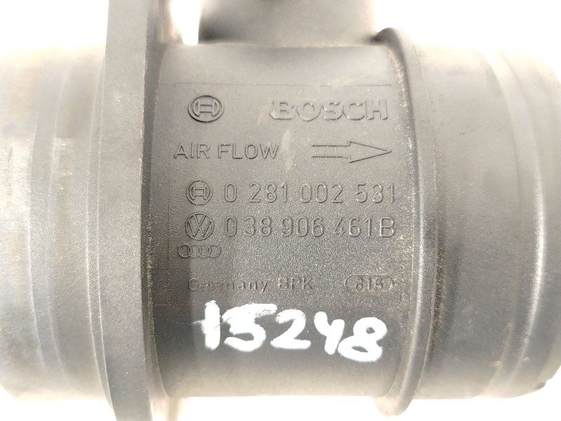 Recambio de caudalimetro para seat ibiza iv sc (6j1, 6p5) 1.4 tdi referencia OEM IAM 038906461B 0281002531 