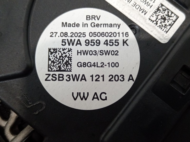 Recambio de electroventilador para cupra formentor (km7) 1.4 e-hybrid referencia OEM IAM 3WA121205 5WA959455K 