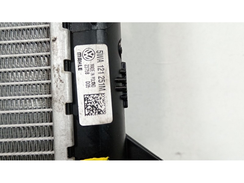 Recambio de radiador agua para cupra formentor (km7) 1.4 e-hybrid referencia OEM IAM 5WA121251M  