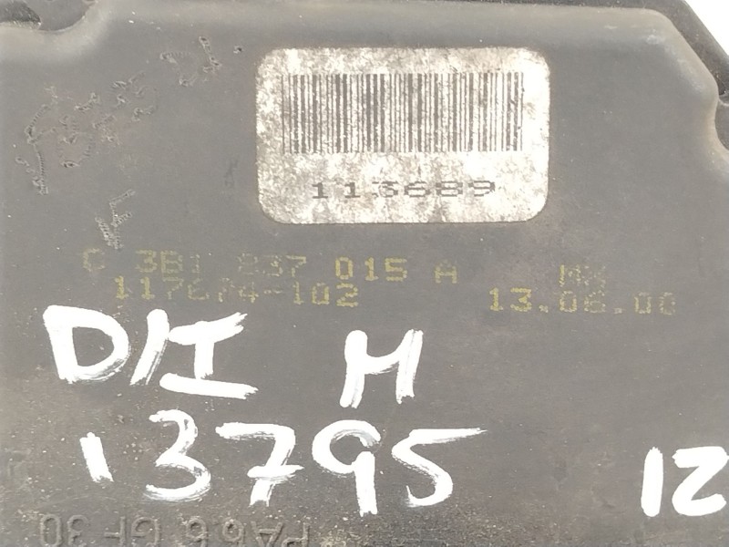Recambio de cerradura puerta delantera izquierda para volkswagen new beetle (9c1, 1c1) 1.6 referencia OEM IAM 3B1837015A  