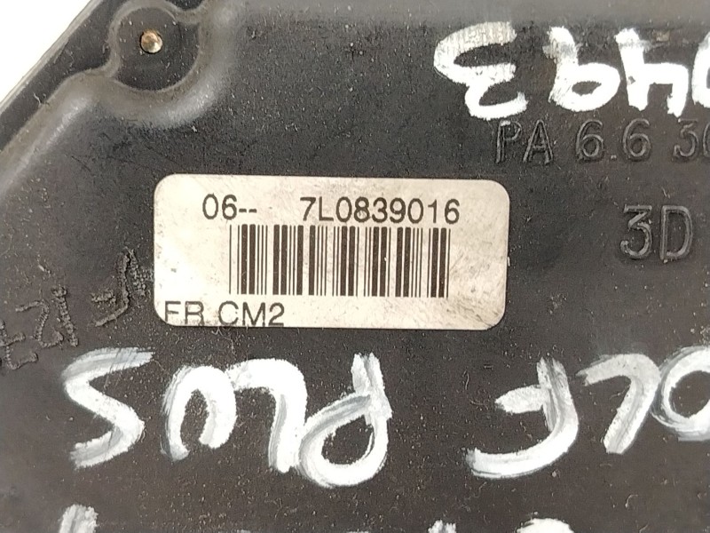 Recambio de cerradura puerta trasera derecha para volkswagen golf plus (5m1) bluemotion highline referencia OEM IAM 7L0839016  