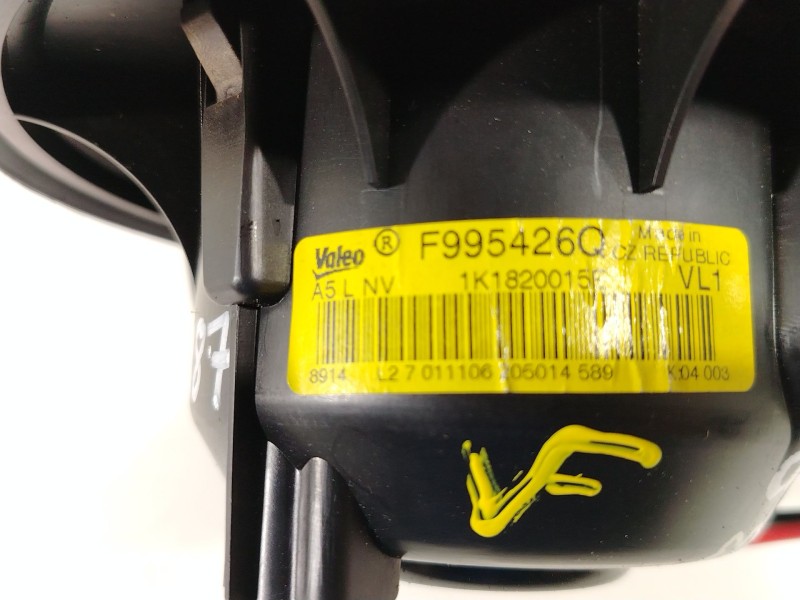Recambio de ventilador calefaccion para audi a3 (8p1) 1.6 fsi referencia OEM IAM 1K1820015E 3C0907521B F011500045