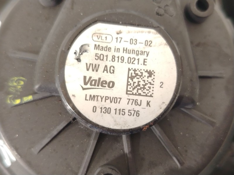 Recambio de ventilador calefaccion para seat leon (5f1) 1.6 tdi referencia OEM IAM 5Q1819021E 5Q0907521C 0130115576
