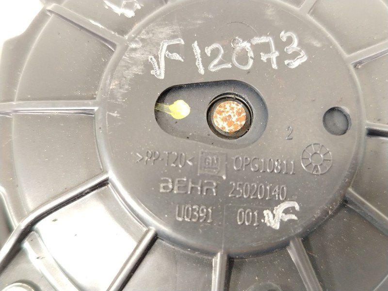 Recambio de ventilador calefaccion para opel astra j lim. enjoy referencia OEM IAM 25020140 U7253002 13276230