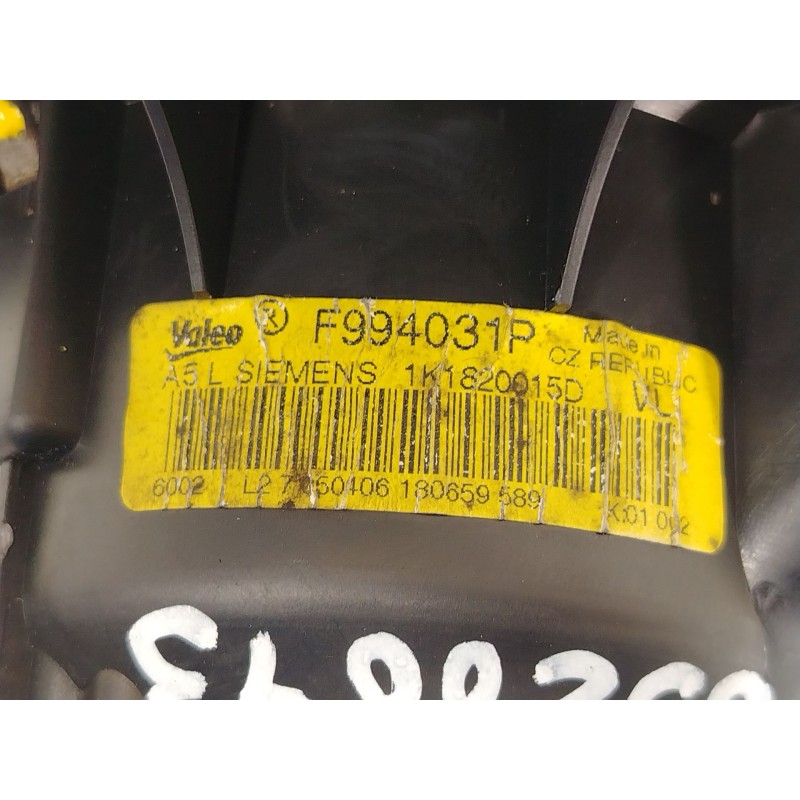 Recambio de ventilador calefaccion para volkswagen golf v (1k1) 2.0 tdi referencia OEM IAM 1K1820015D F994031P 3C0907521
