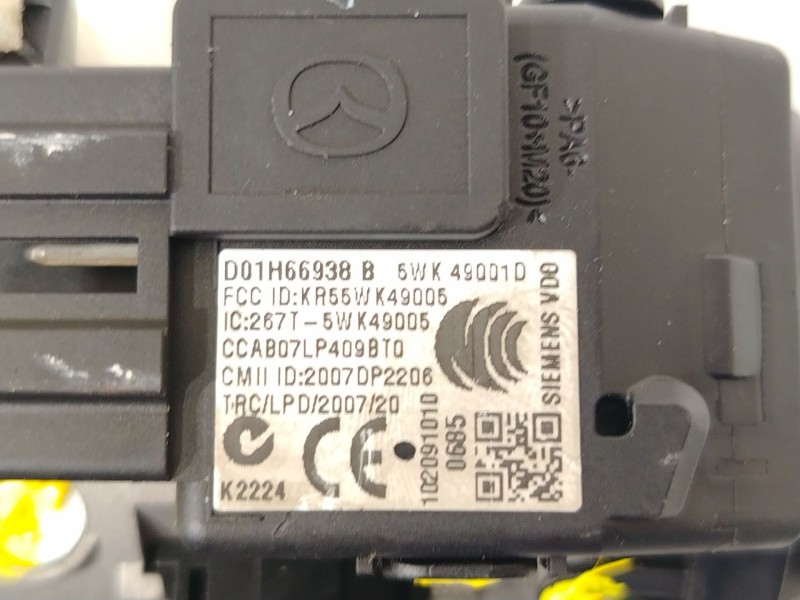 Recambio de conmutador de arranque para mazda 2 (de_, dh_) 1.3 (de3fs) referencia OEM IAM D01H66938B 5WK49005 