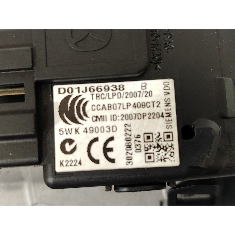 Recambio de conmutador de arranque para mazda 2 (de_, dh_) 1.5 (de5fs) referencia OEM IAM D01J66938B 5WK49003D 