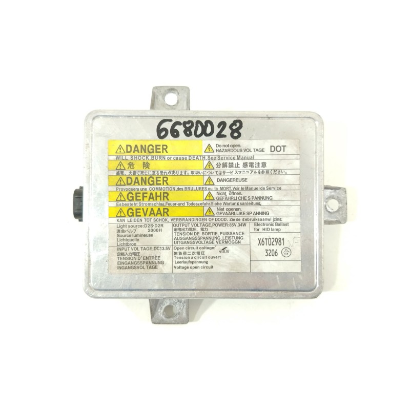 Recambio de centralita faros xenon para mitsubishi grandis (na_w) 2.0 di-d (na8w) referencia OEM IAM X6T02981  