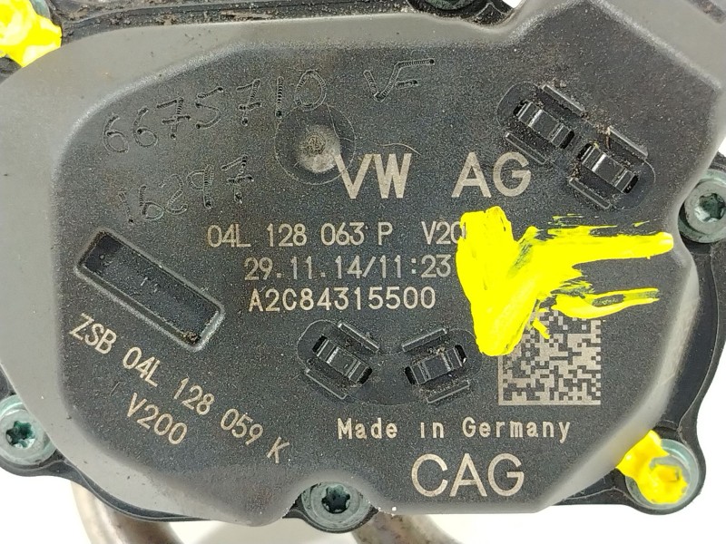 Recambio de caja mariposa para seat leon (5f1) 1.6 tdi referencia OEM IAM 04L128063P  