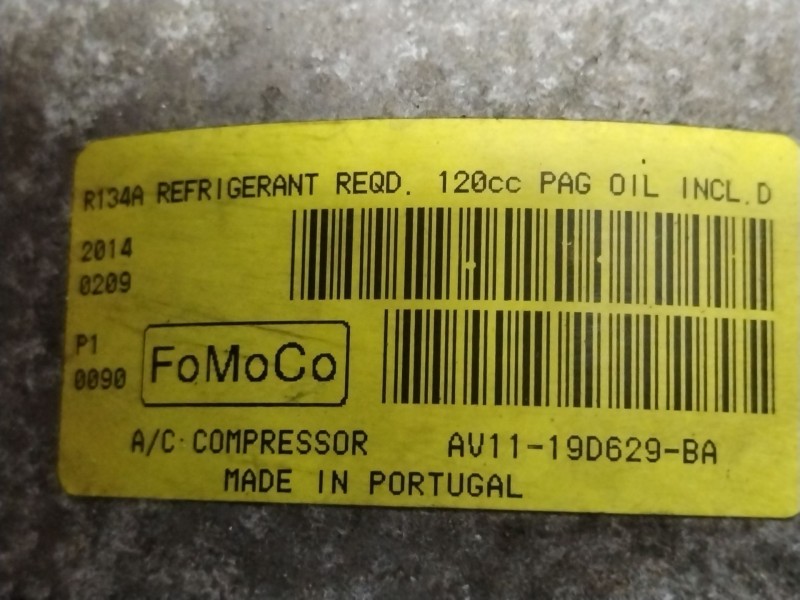Recambio de compresor aire acondicionado para ford focus iii 1.6 tdci referencia OEM IAM AV1119D629BA  