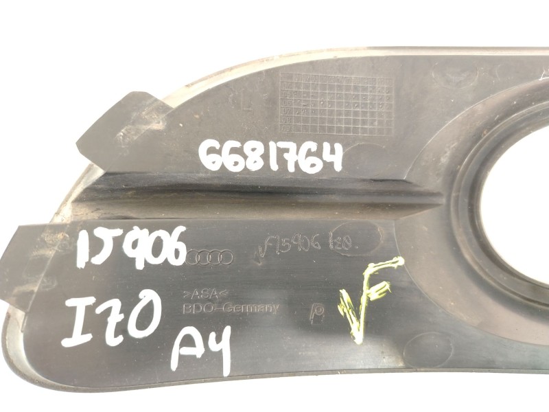 Recambio de rejilla paragolpes izquierda para audi a4 b7 (8ec) 2.0 tdi referencia OEM IAM 8E0807681F  