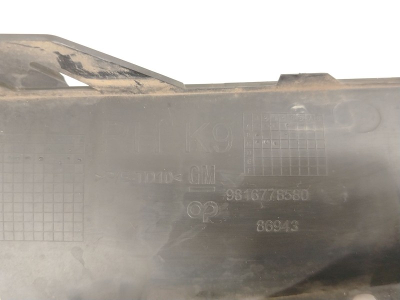 Recambio de rejilla paragolpes derecha para opel combo furgoneta/monovolumen (k9) 1.6 d referencia OEM IAM 9816778580  