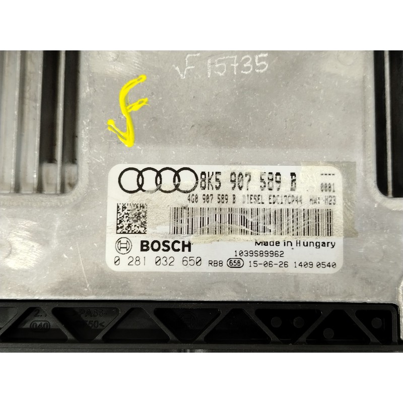 Recambio de centralita motor uce para audi q5 (8rb) sq5 tdi quattro referencia OEM IAM 8K5907589B 4G0907589B 0281032650