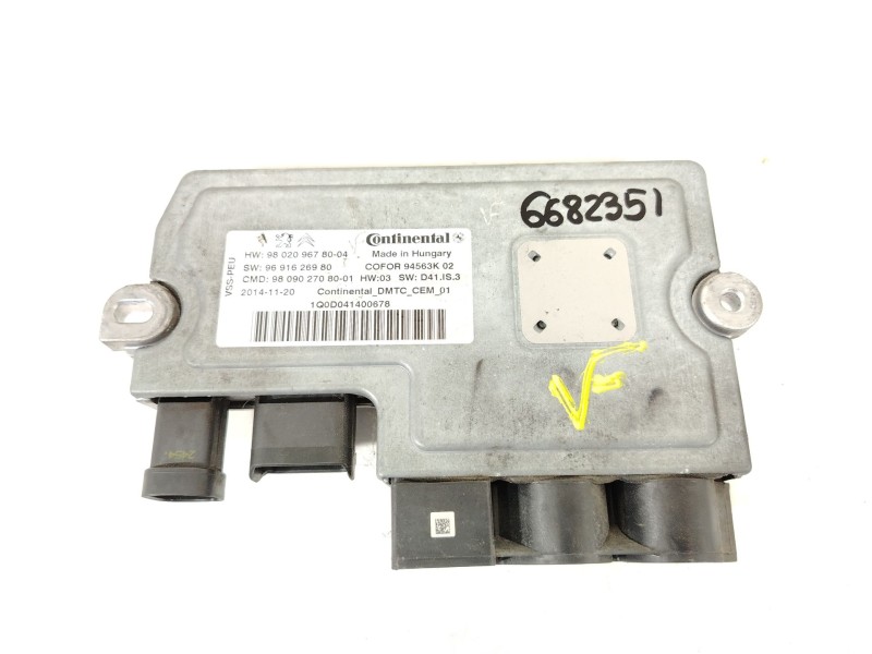 Recambio de centralita start / stop para peugeot 308 sw active referencia OEM IAM 9809027080 9691626980 9802096780