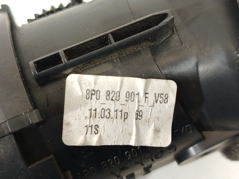 Recambio de rejilla aireadora para audi a3 (8p) 2.0 tdi ambition referencia OEM IAM 8J0820901F  