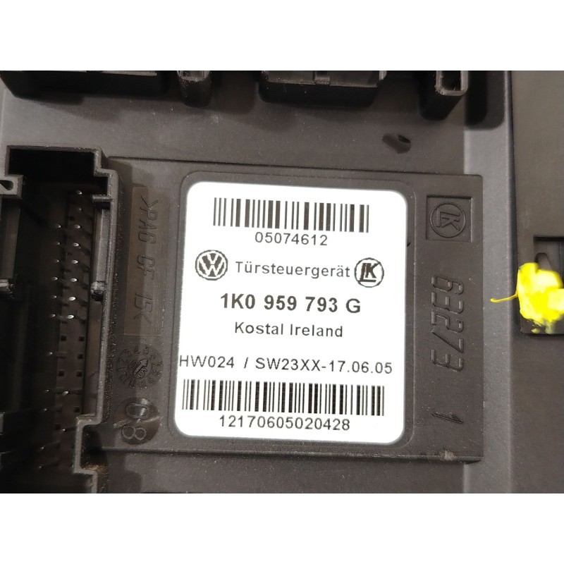 Recambio de elevalunas delantero izquierdo para volkswagen golf v (1k1) 1.9 tdi referencia OEM IAM 1K3837461A 1K0959793G 1K09597