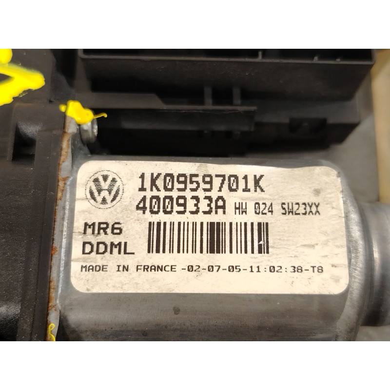 Recambio de elevalunas delantero izquierdo para volkswagen golf v (1k1) 1.9 tdi referencia OEM IAM 1K3837461A 1K0959793G 1K09597