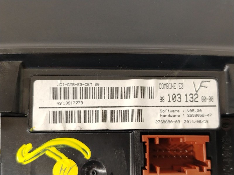 Recambio de cuadro instrumentos para citroën c4 cactus 1.6 hdi 90 referencia OEM IAM 9810313280  