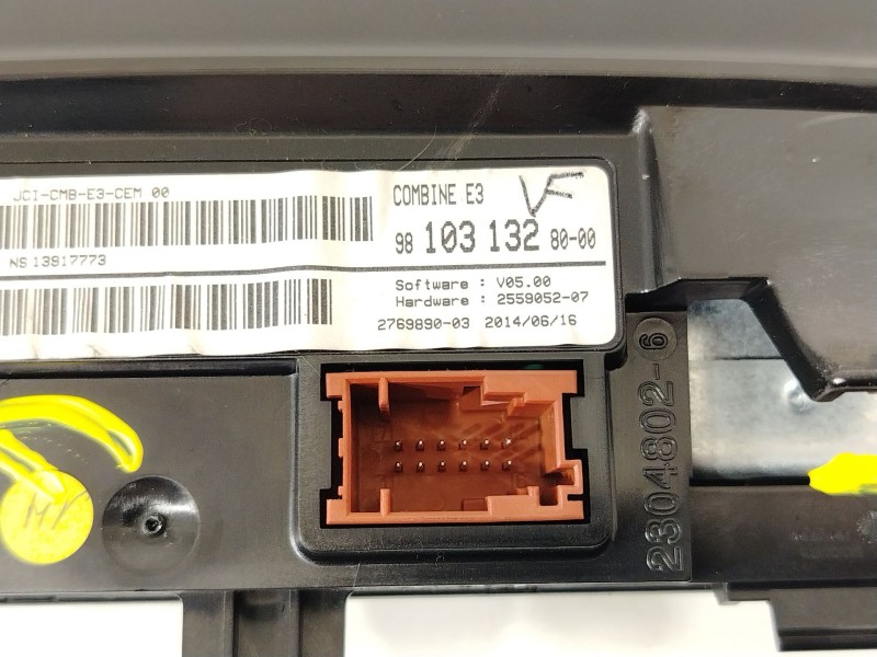 Recambio de cuadro instrumentos para citroën c4 cactus 1.6 hdi 90 referencia OEM IAM 9810313280  